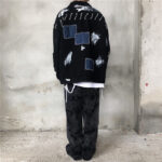 Paneled denim jacket