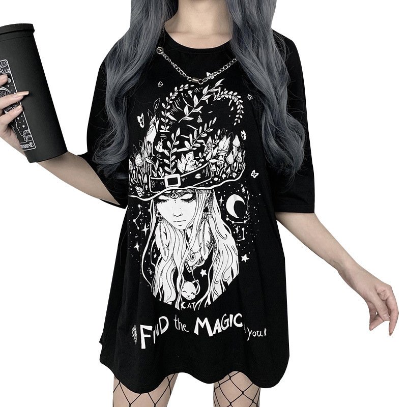 Bad Student Printed Scheming T-Shirt Women