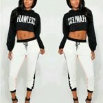 Women Winter Fleece Flawless Crop Top Sweatshirt