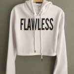 Women Winter Fleece Flawless Crop Top Sweatshirt