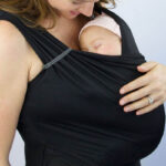 Mother Soothing T-Shirt Vest Holding Baby Clothes