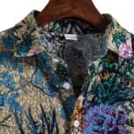 Printing Long Sleeve Shirt Men's Lapel Shirt