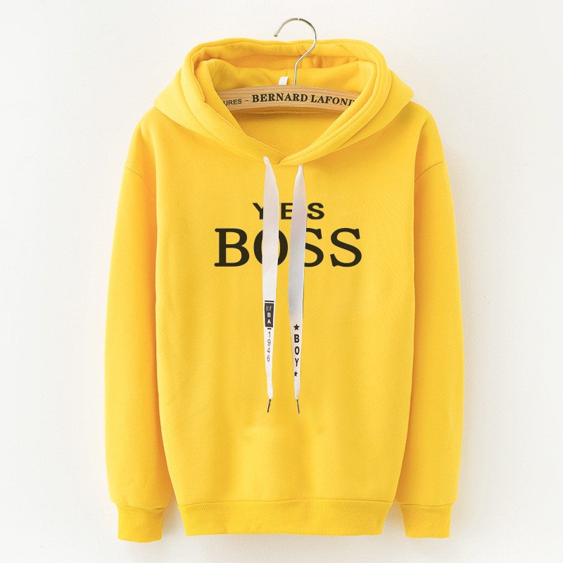 Letter Print Long Sleeve Sweatshirt Women