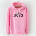 Letter Print Long Sleeve Sweatshirt Women