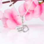 Mother Pendant, Fashionable Heart Pendant Necklace