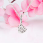 Mother Pendant, Fashionable Heart Pendant Necklace
