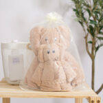 Baby Bear Coral Fleece Mother And Child Set Towel
