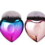Heart-shaped foundation brush Portable makeup blush brush Professional beauty tools