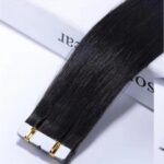 Patch straight hair wig