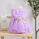 Baby Bear Coral Fleece Mother And Child Set Towel