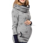 Sweatshirt Hoodie Women Long Sleeve Breastfeeding Shirt