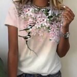 Printed Casual T-shirt For Women
