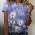 Printed Casual T-shirt For Women