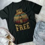 Men T-Shirt Black Cotton