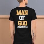 European And American Christian God's Digital Printing Casual Round Neck Short Sleeves T-shirt