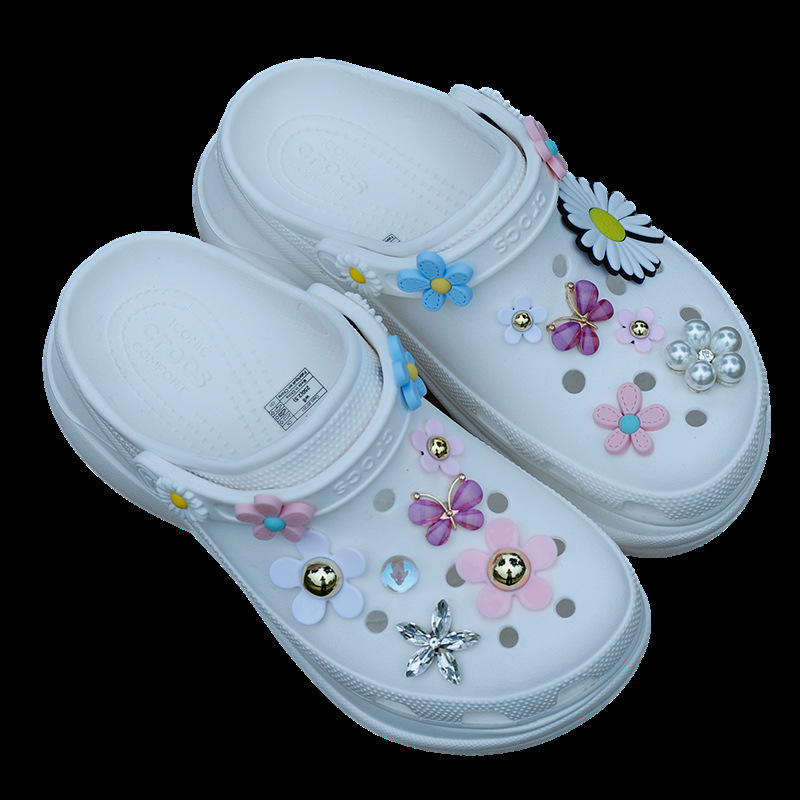 Hole Shoe Buckle Chrysanthemum Shoe Buckle Flower Shoe Flower Shoe Decoration