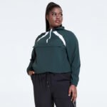 Hooded Running Sweatshirt Women Fitness Yoga Workout Tops