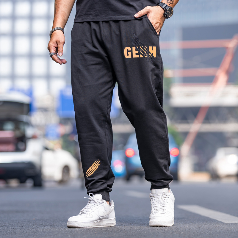 Spring Loose Plus Fat Plus Size Casual Pants Men