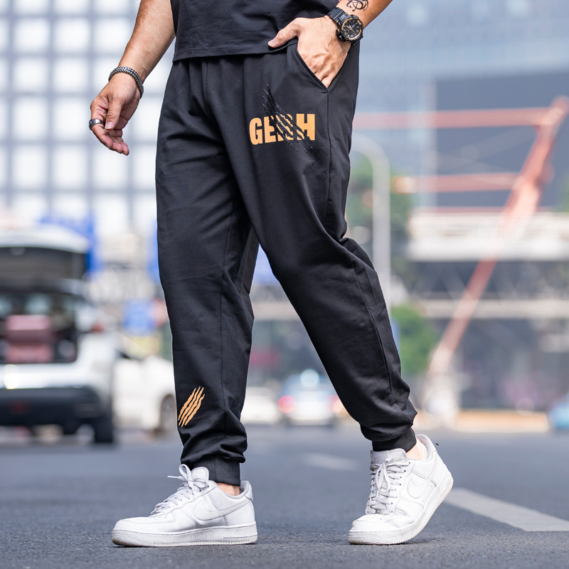 Spring Loose Plus Fat Plus Size Casual Pants Men