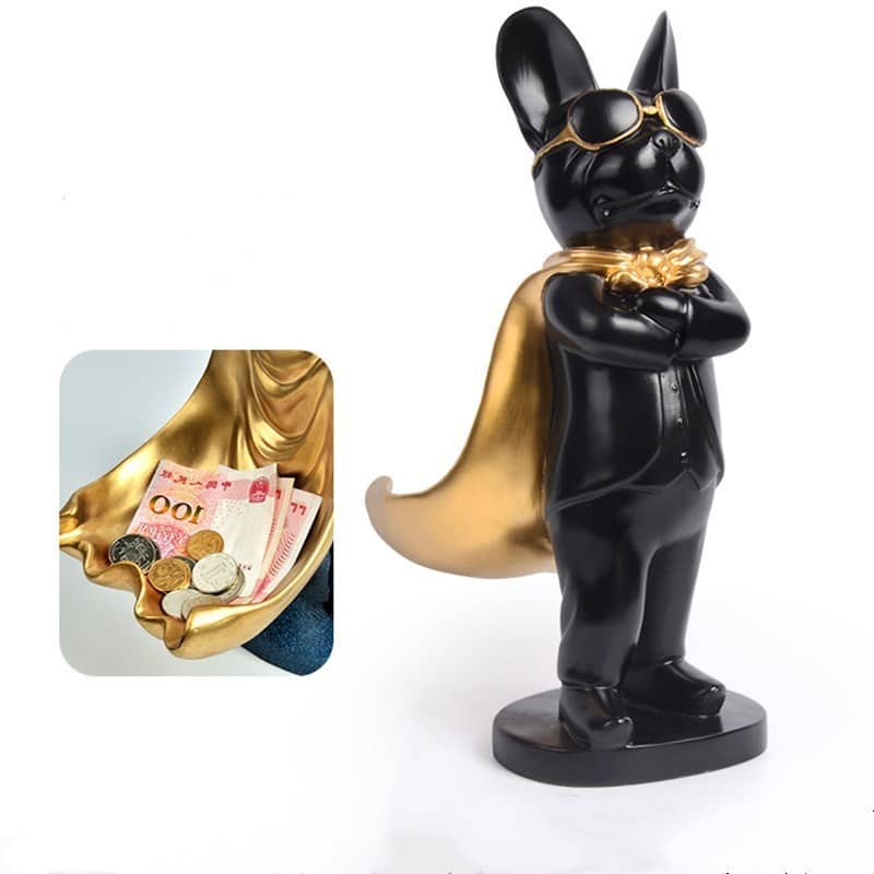 Creative counter art shop gift new shop shop decoration lucky cat and dog ornaments opening gift